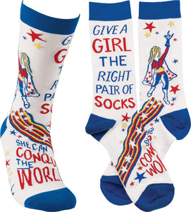 Give a Girl The Right Pair Of Socks