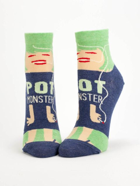 Pot Monster women’s ankle sock