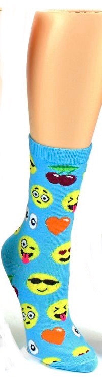 Emoji ( Neon Yellow ) as seen on low cut sock image